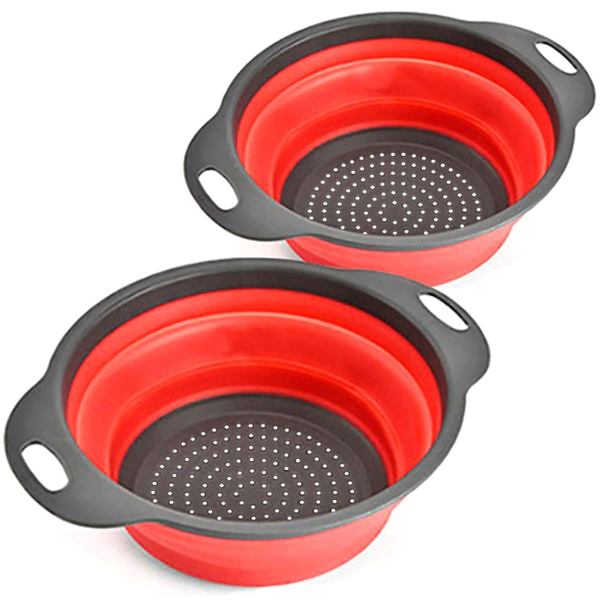 Large Round Collapsible Silicone Strainer 4
