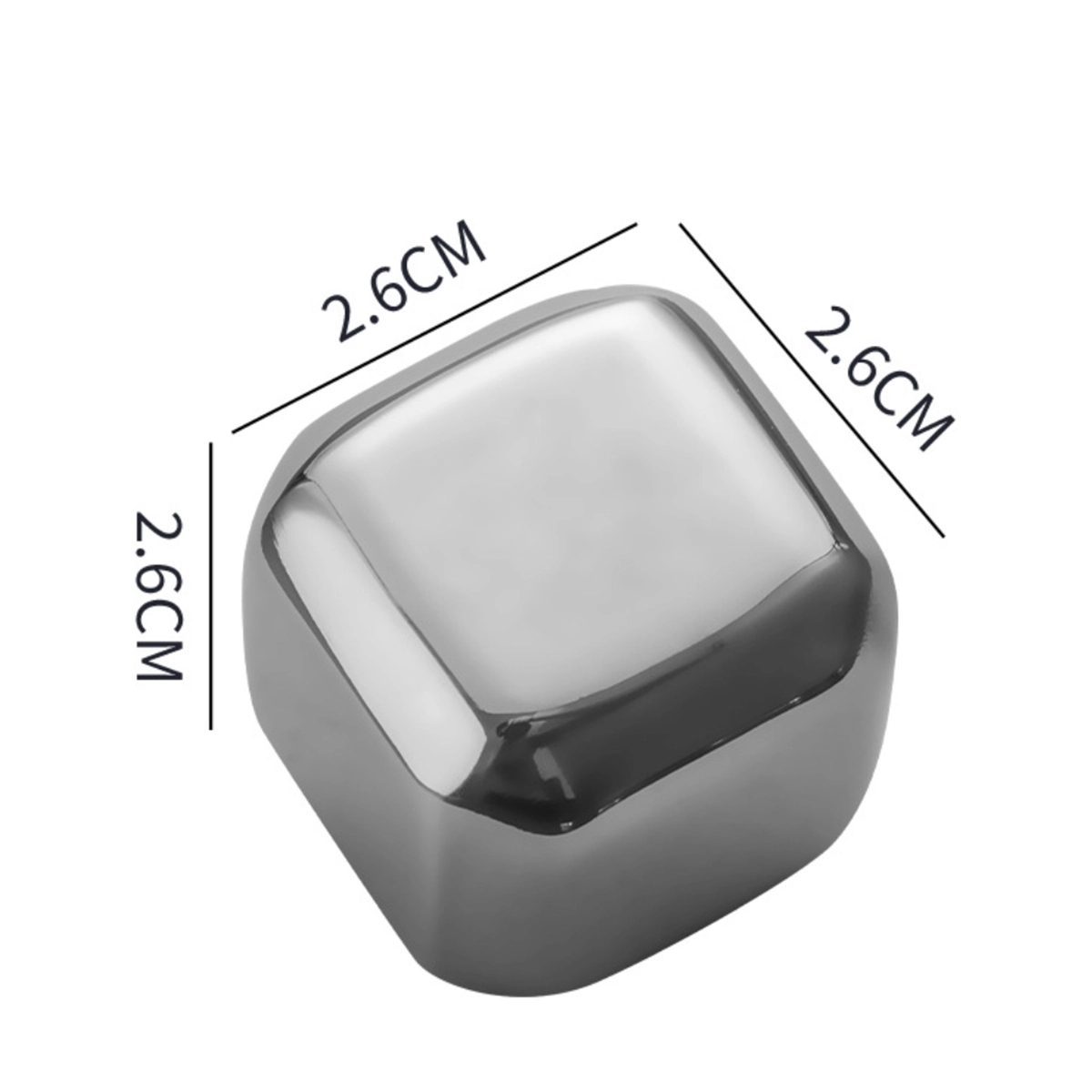 Stainless Steel Chilling Reusable Ice Cubes 3