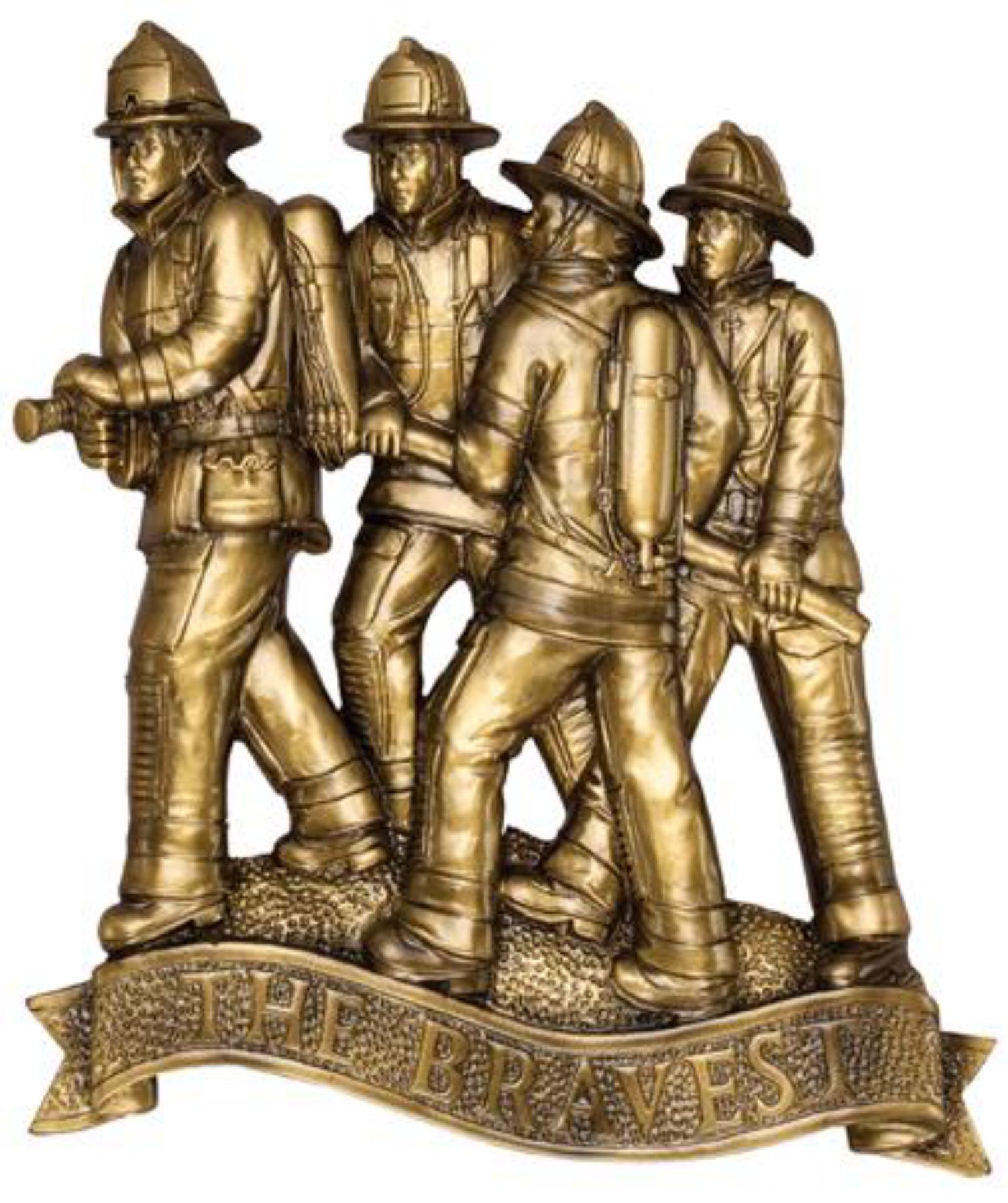 Fireman Resin Plaque Mount 2