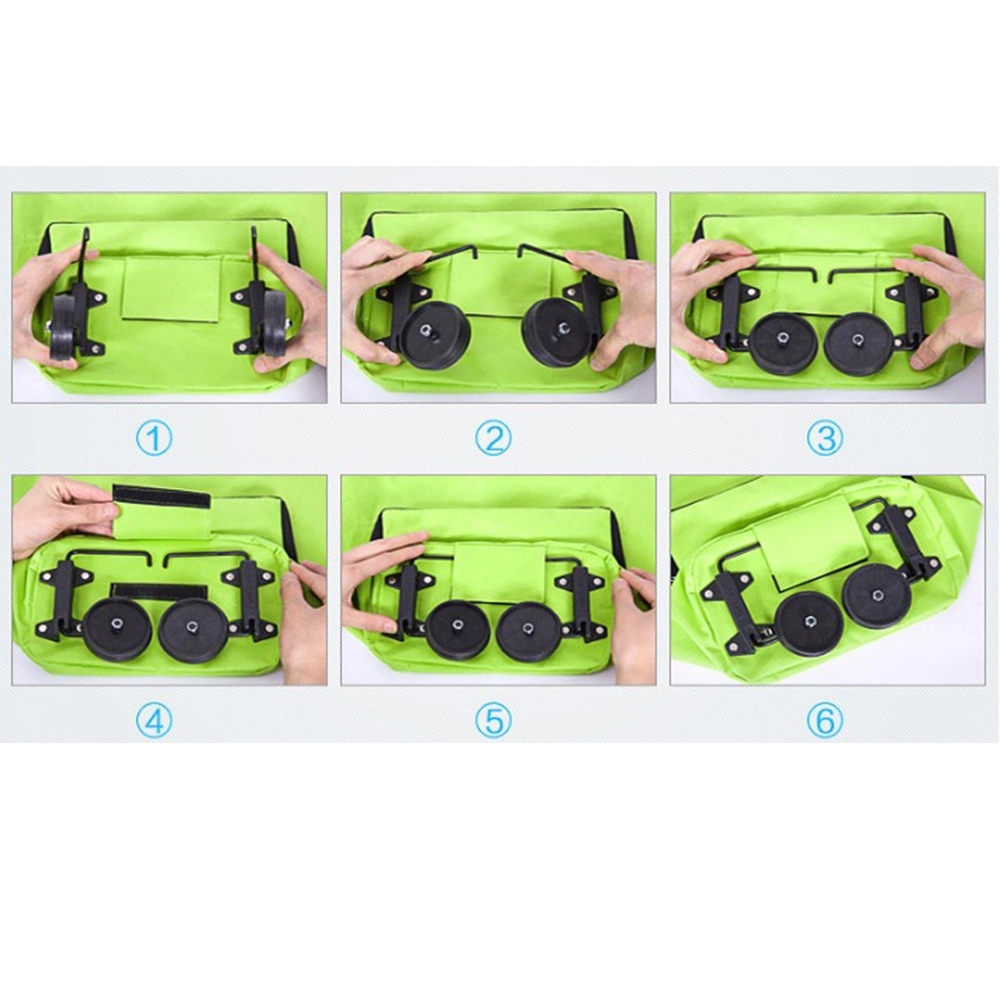 Tug pack folding portable shopping cart 5