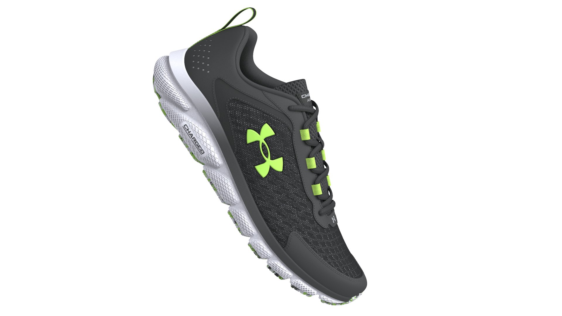 UA Charged Assert 9 Marble Men's Running Shoes 8