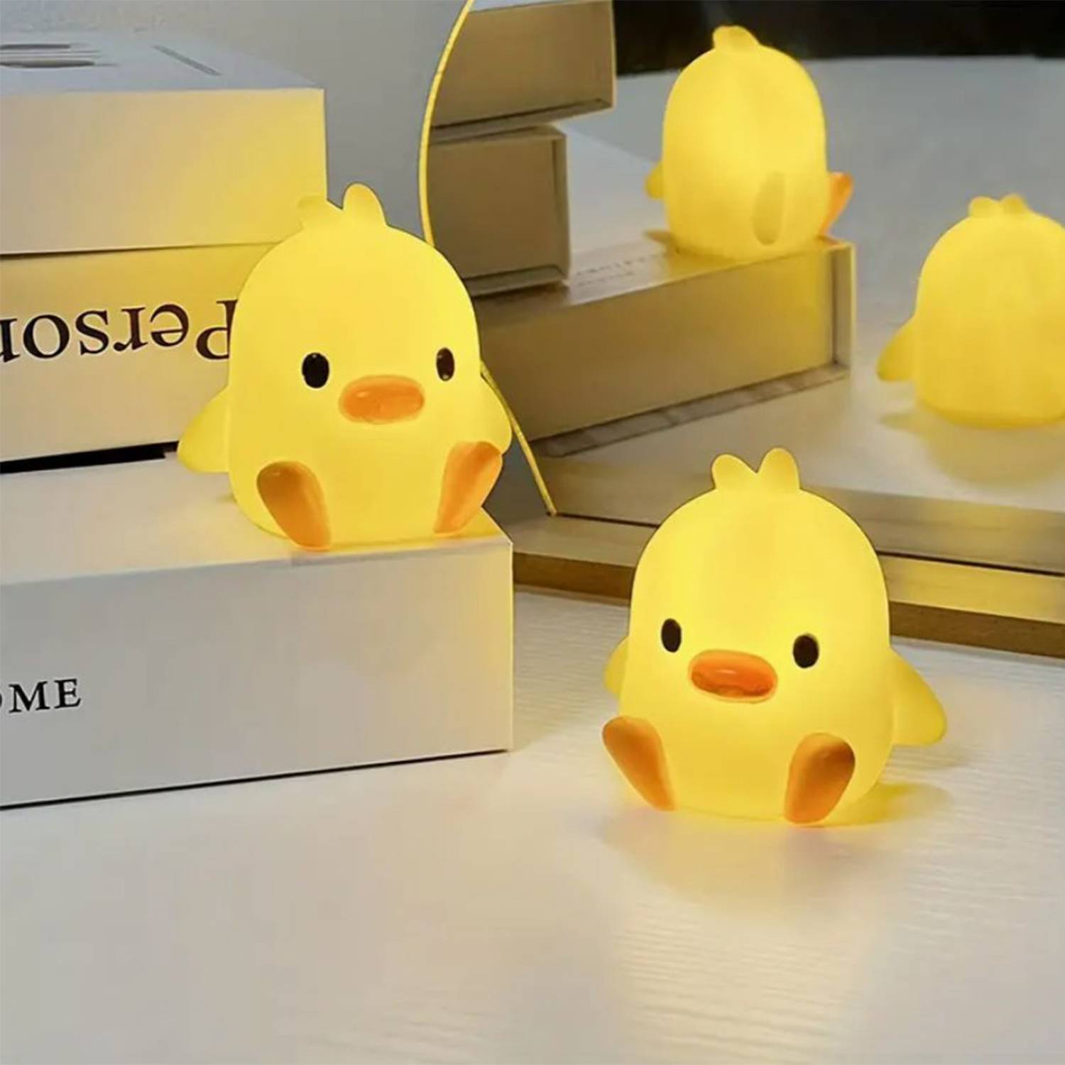 Mini Yellow Duck Shaped Night Light 5