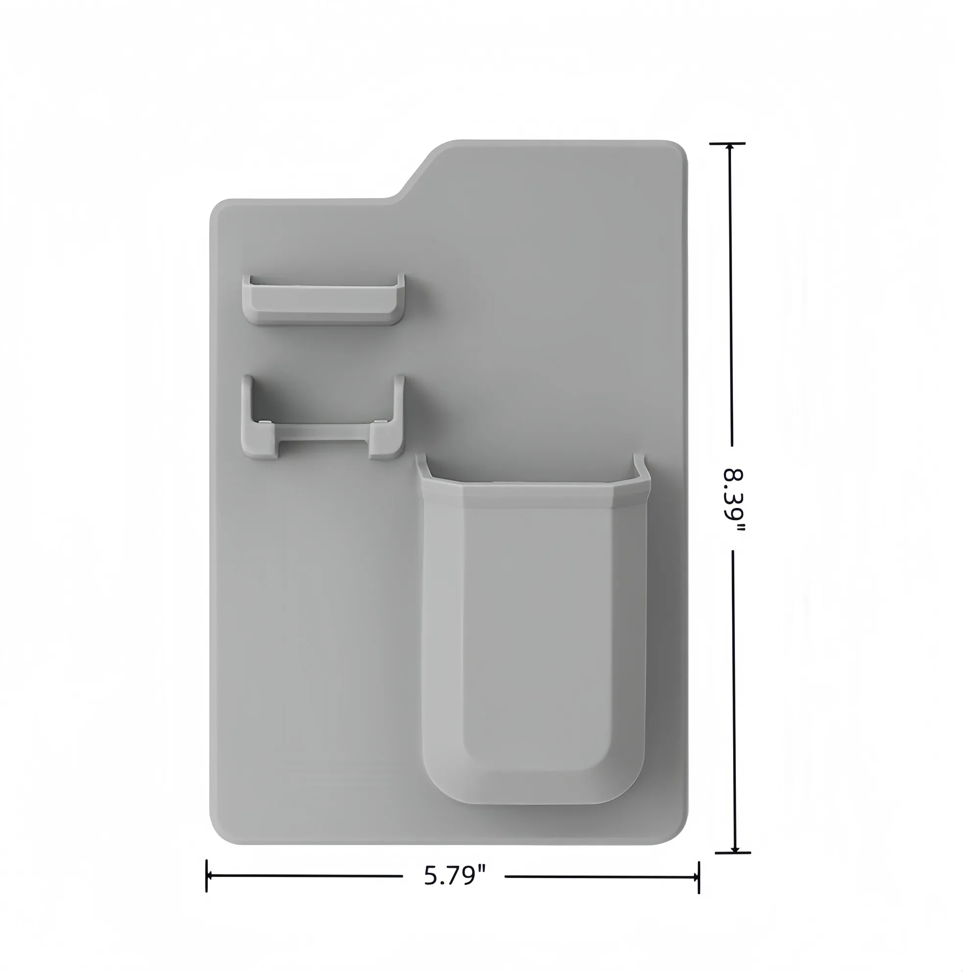 Adhesive Bathroom Silicone Toothbrush Holde 2