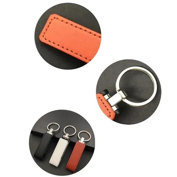 32GB Leather USB Keychain - High-Speed 3.0 Flash Drive 6