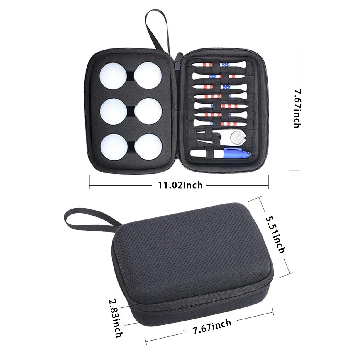 EVA Hot Pressed Golf Accessories Storage Bag 3