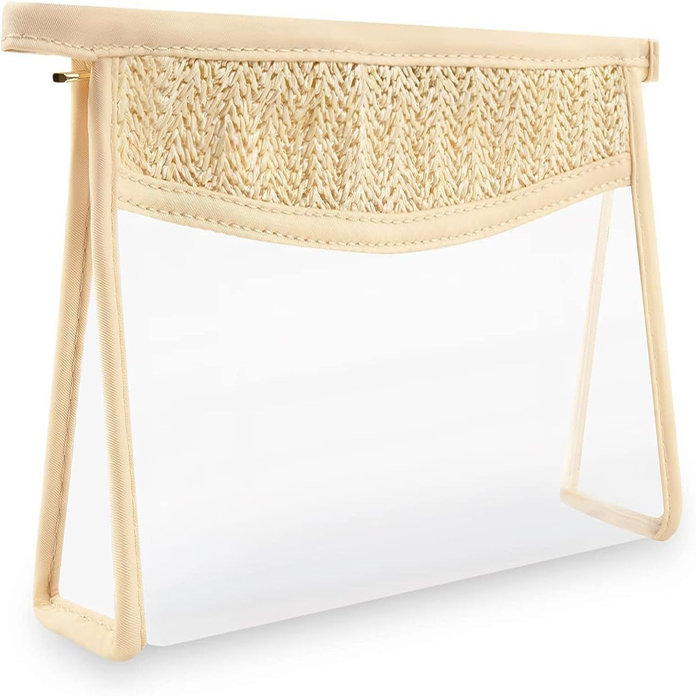 Transparent straw cosmetic bag 6