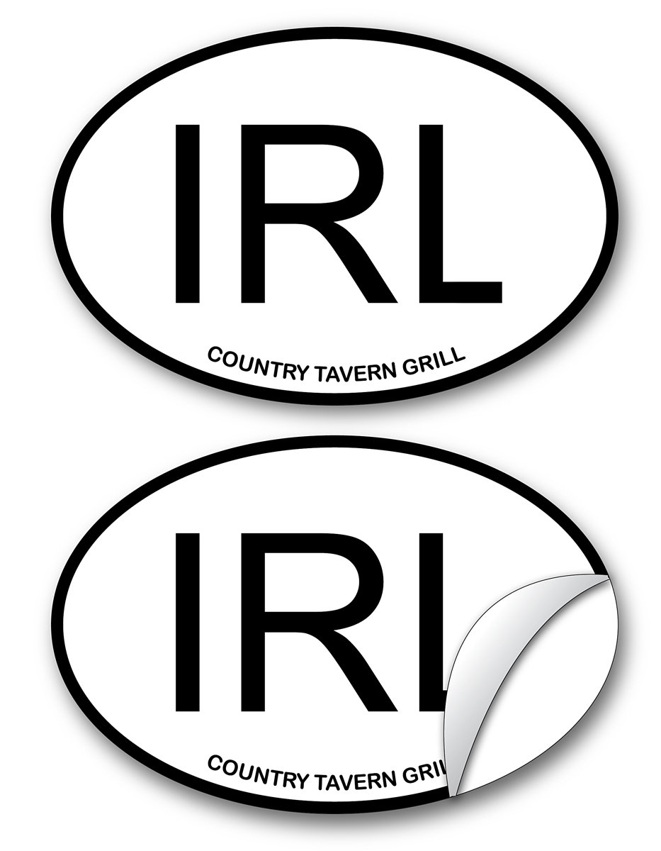 Sticker / Decal - UV-Coated Vinyl - 6x4 Oval Shape 3