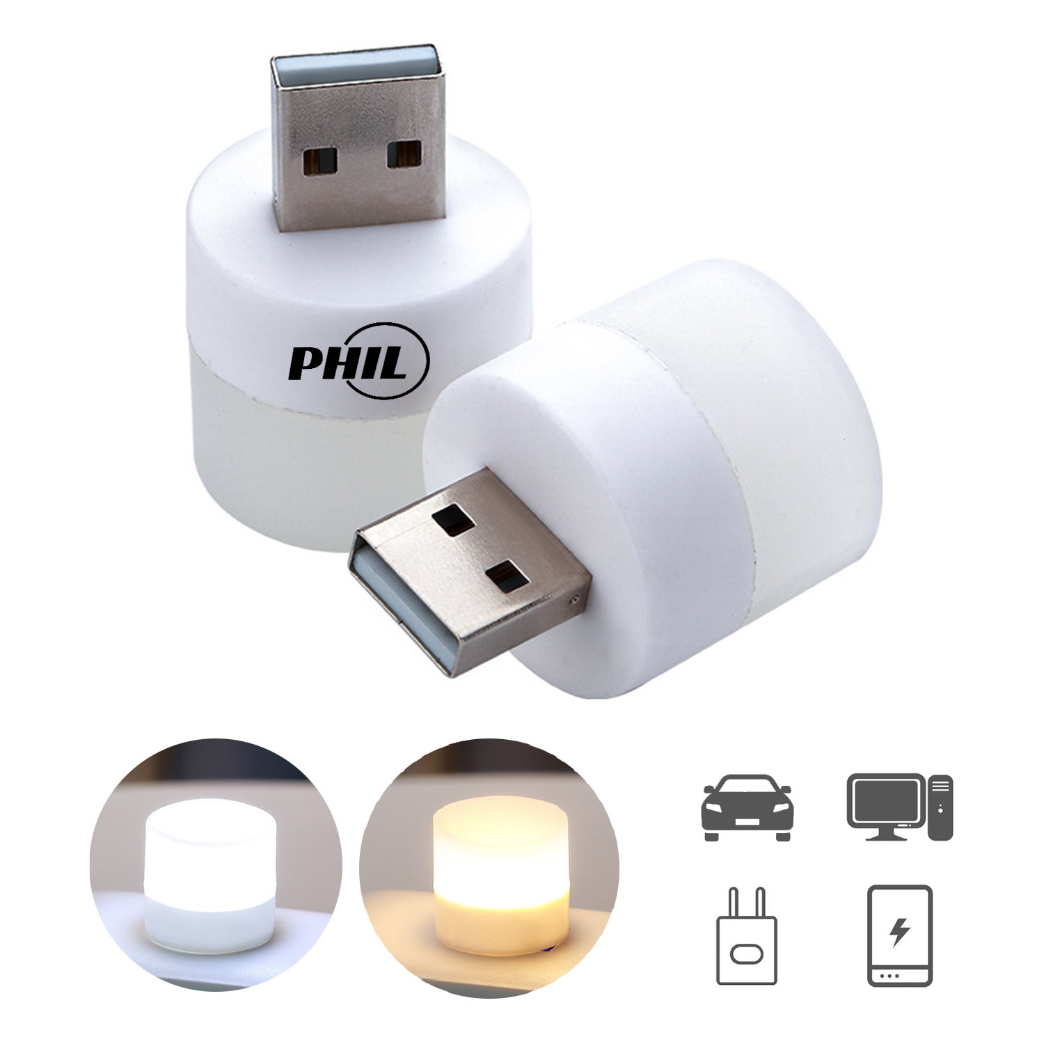 Mini Portable USB Night Light 2