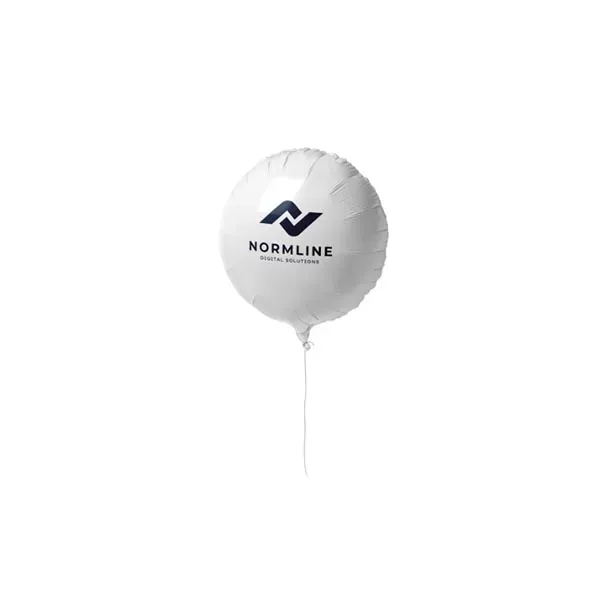 18" Circular Mylar Balloon 1 Color 1 Side