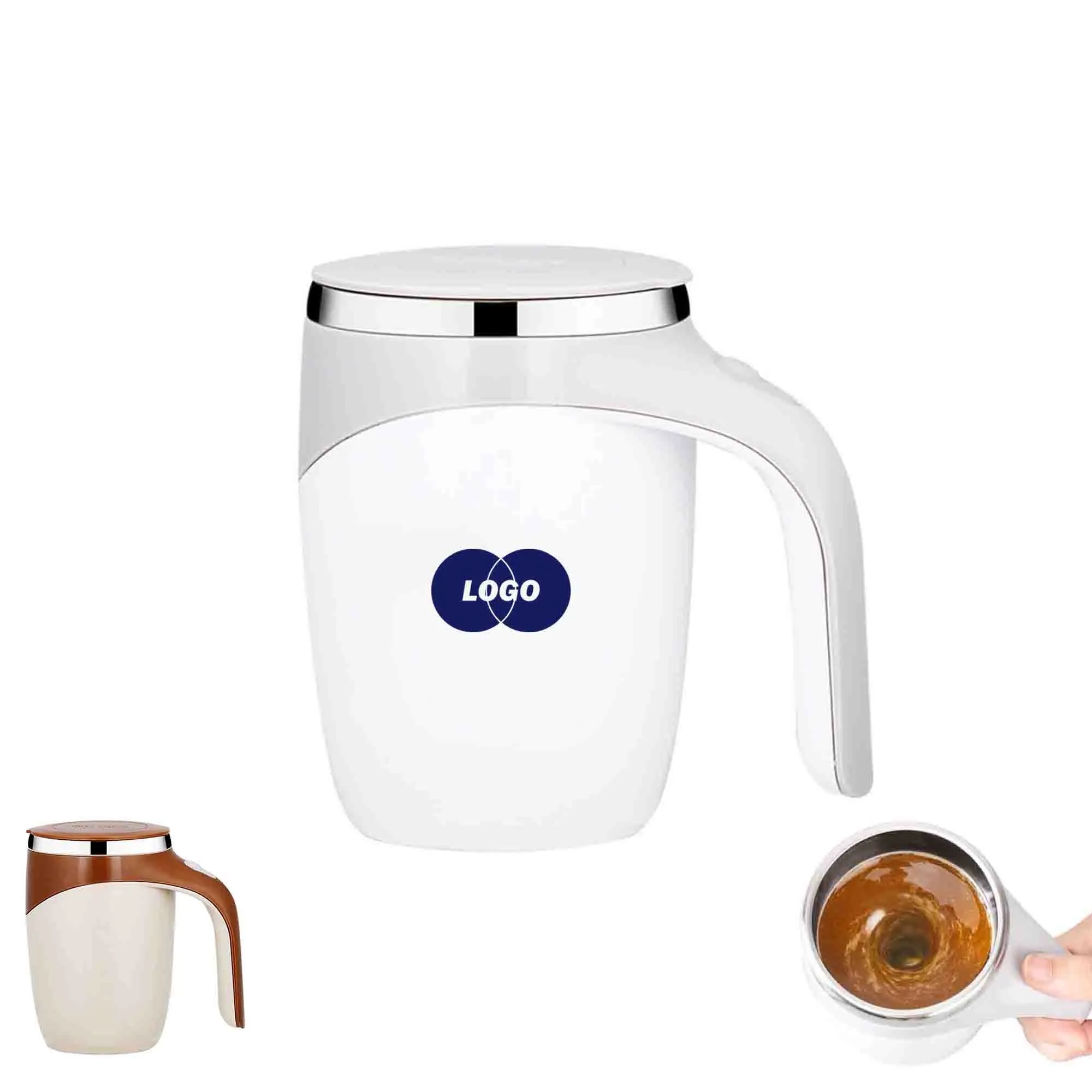 13OZ Automatic Magnetic Stirring Coffee Mug MOQ10 2