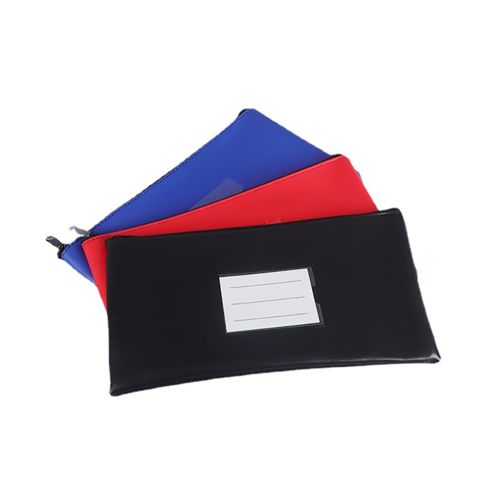 PU Leather Receipt Bag, custom tote bag with logo imprint 6
