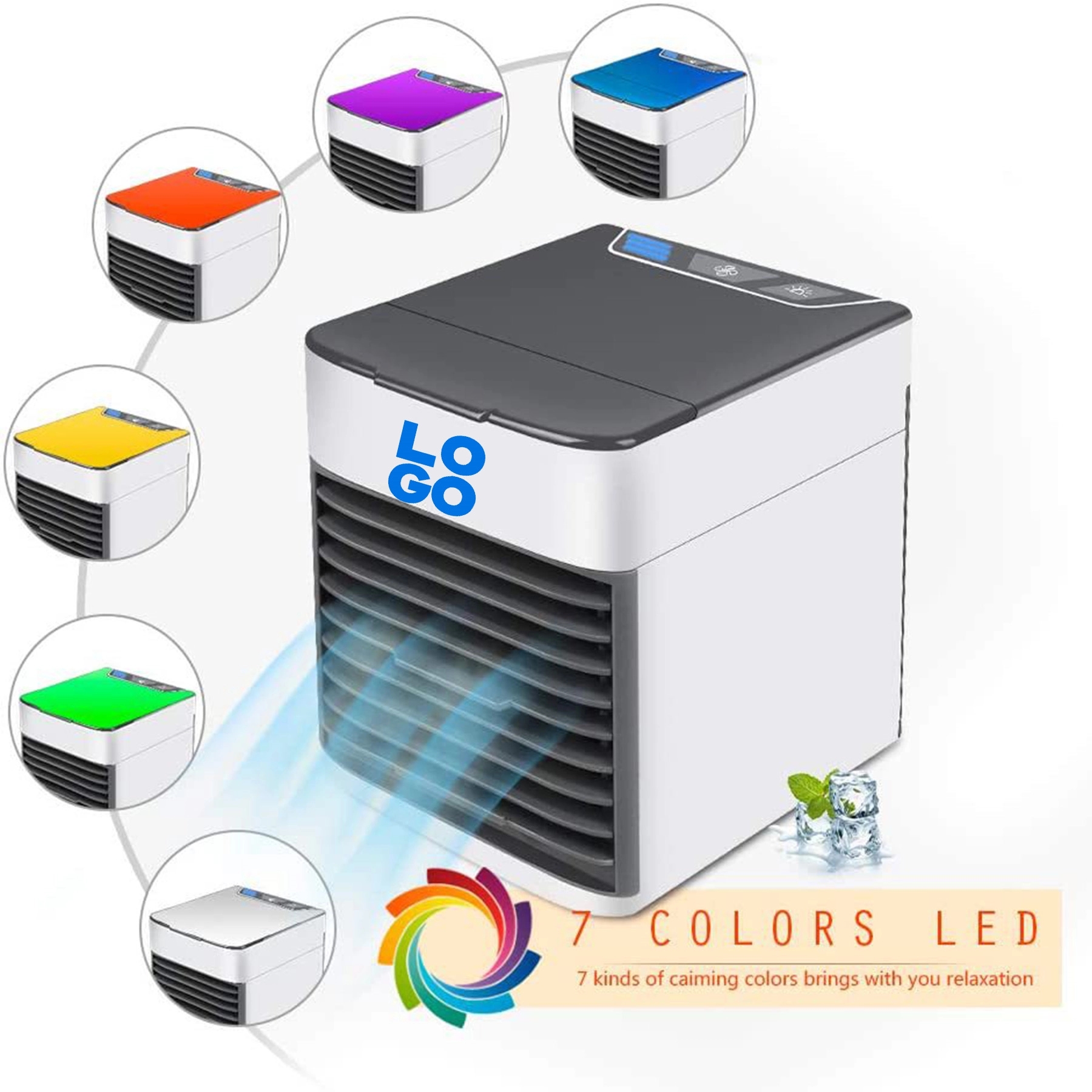 USB Air Cooler Desk Fan Conditioner 4