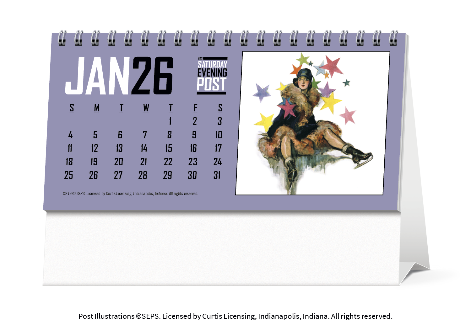 Triumph® Calendars The Saturday Evening Post Desk Calendar 7