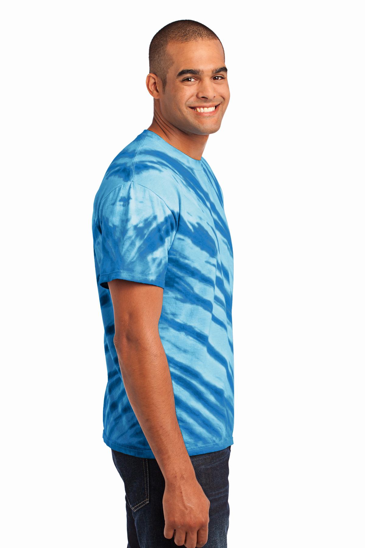 Port & Co Tiger Stripe Tie-Dye Tee. PC148 22