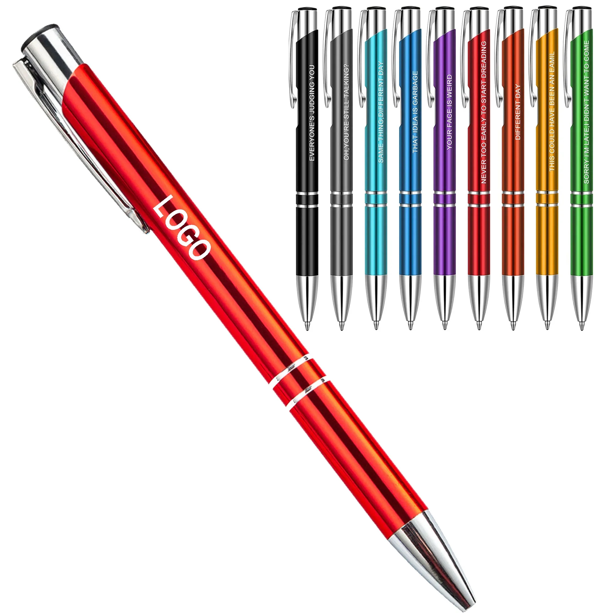 Aluminium Barrel Ballpoint Pen 2