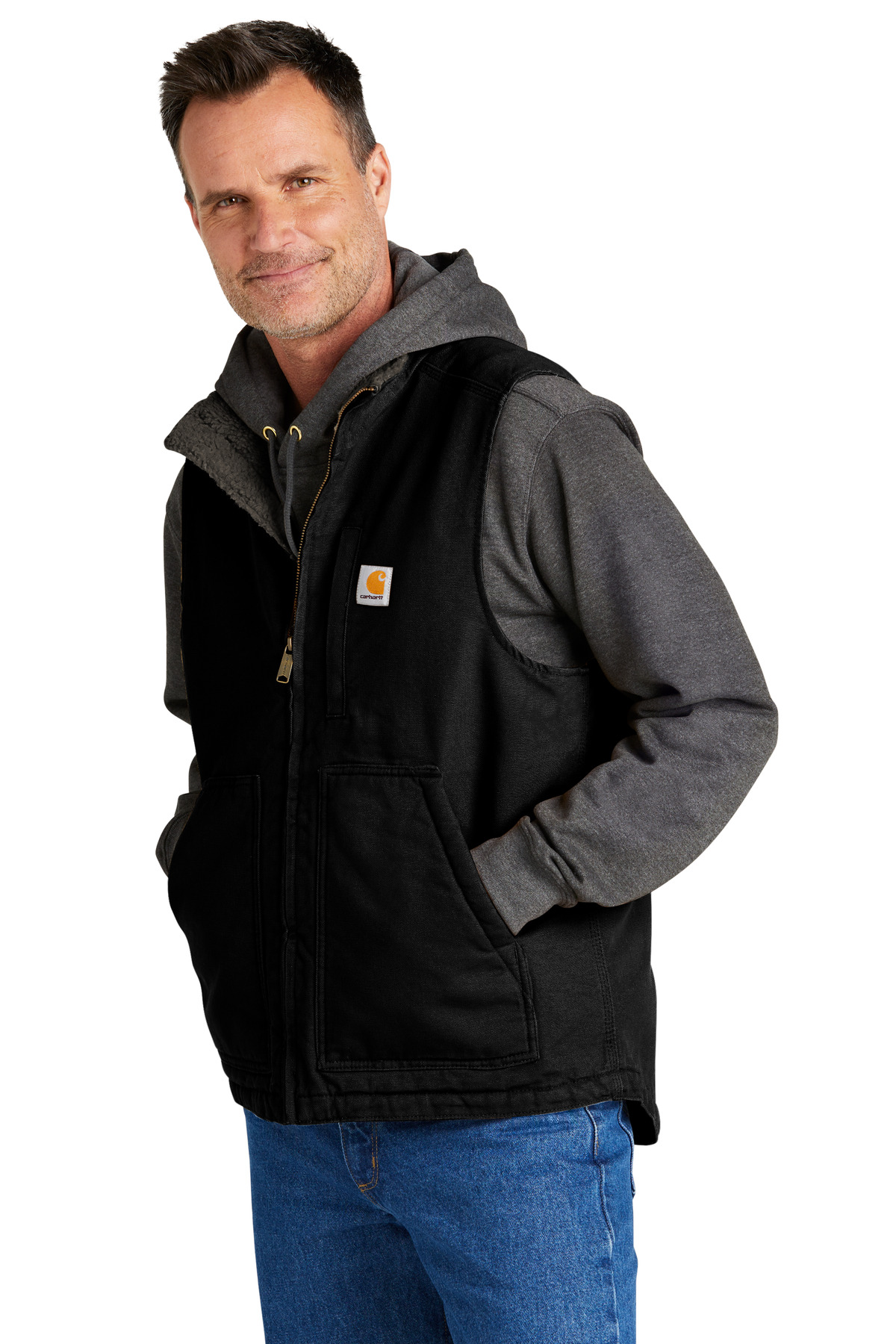 Carhartt Sherpa-Lined Mock Neck Vest CT104277 25