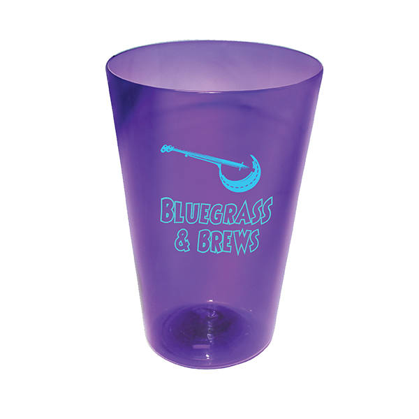 16 oz. Plastic Pint Glass 23