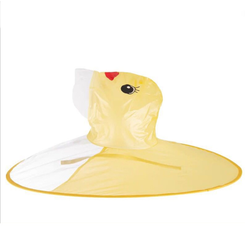 Foldable Children UFO Hat Raincoat 1