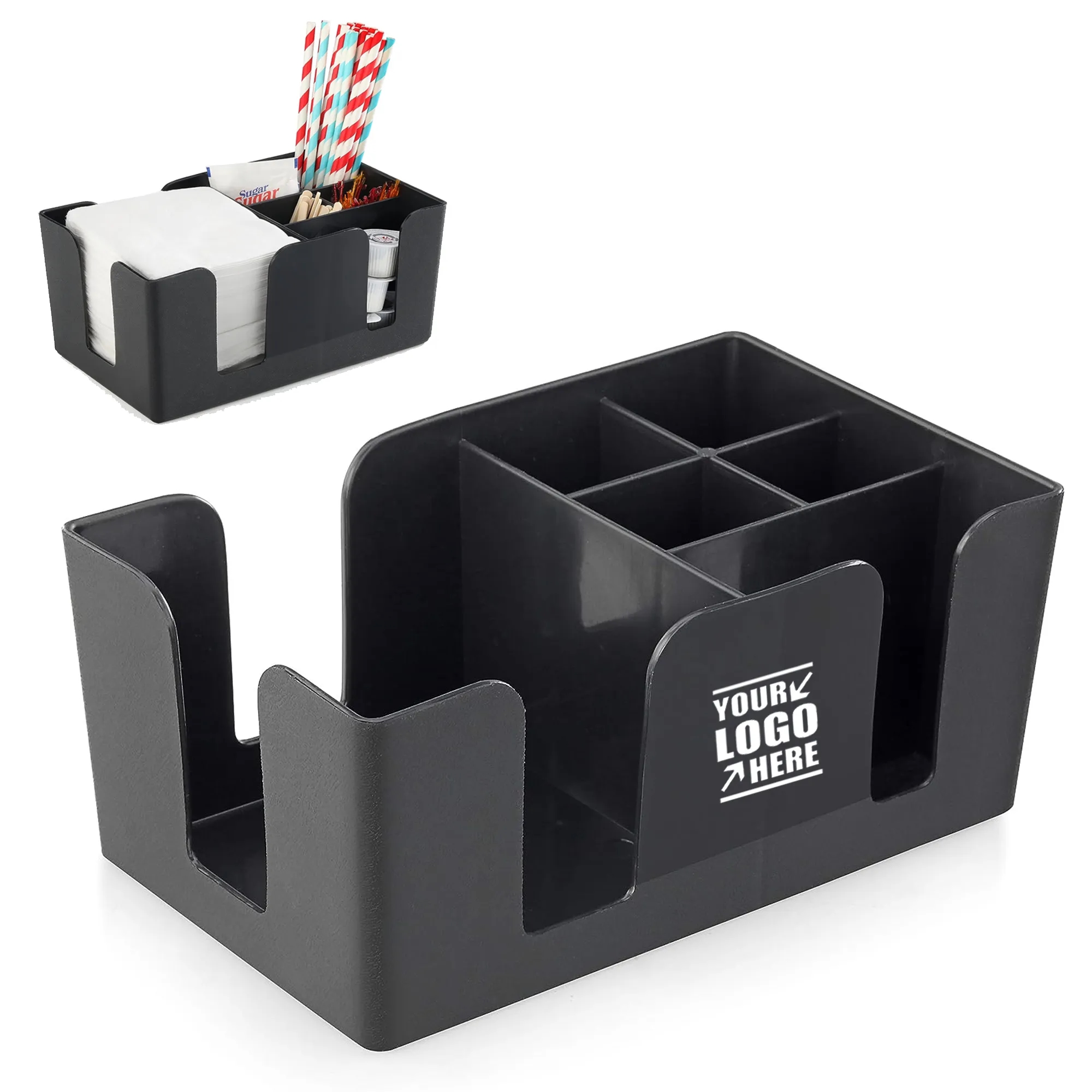 Bar Caddy Organizer with 6 Compartments 4