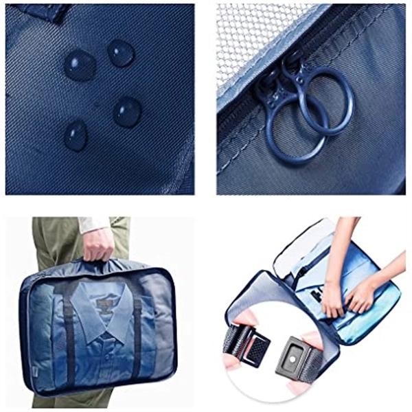 7 Pcs Travel Luggage Organizers Bag Set 11