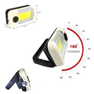 Portable COB Flashlight With Multiple Light Modes And Adjustable Handle 10