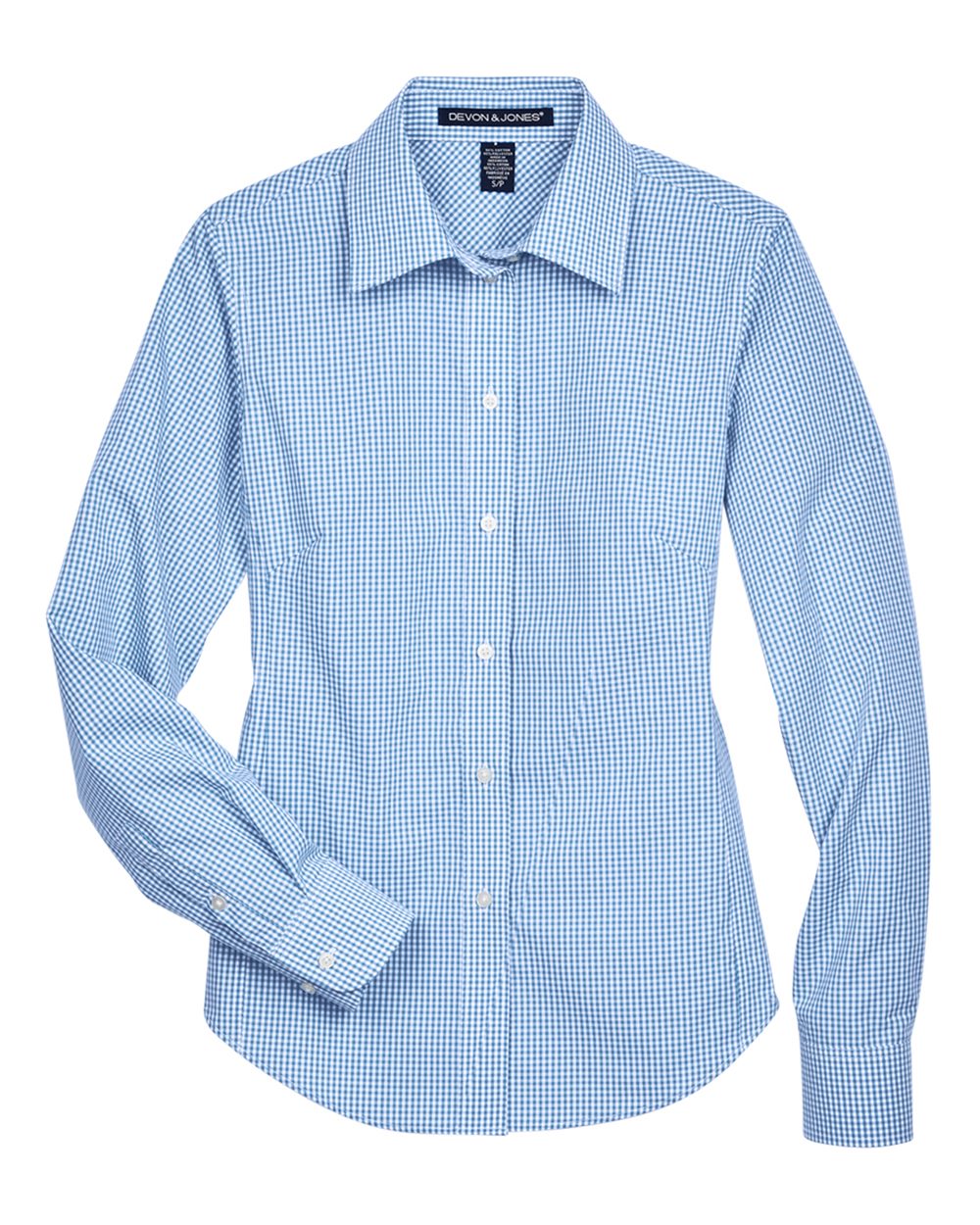Women's Crown Collection® Gingham Check Woven Dress Shirt - D640W 29