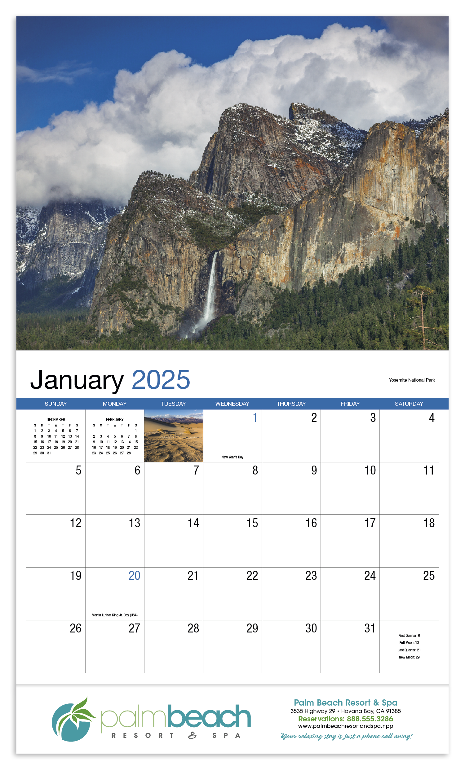 HotLine® Products California Appointment Calendar - Stapled 13