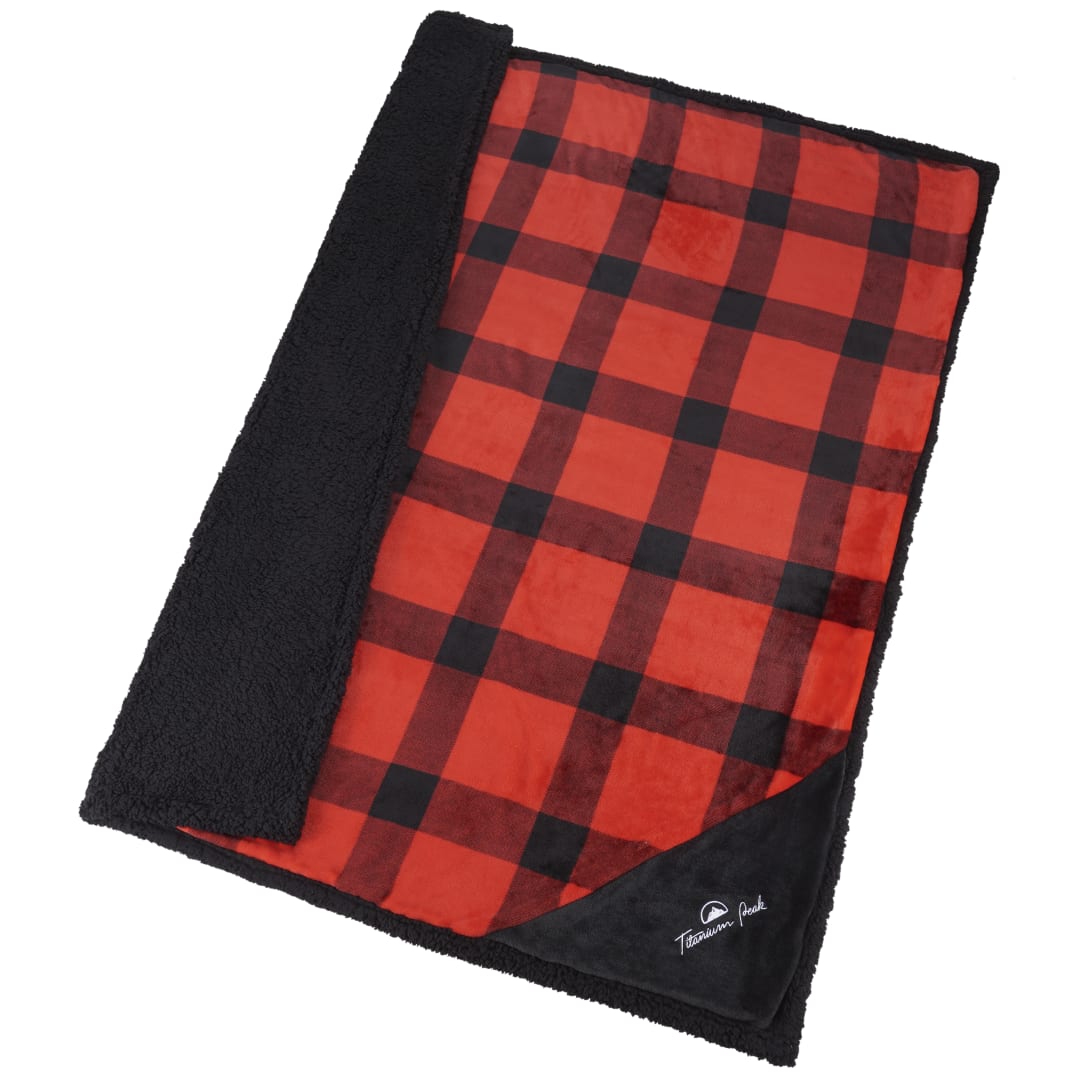 Field & Co.® Buffalo Plaid Sherpa Blanket 68