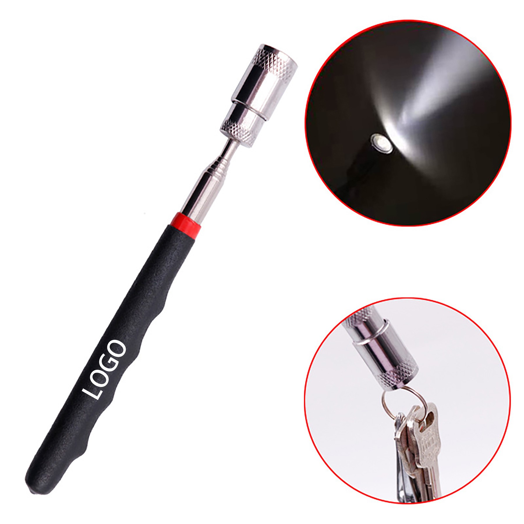 Magnetic Pick-Up Tool with Light