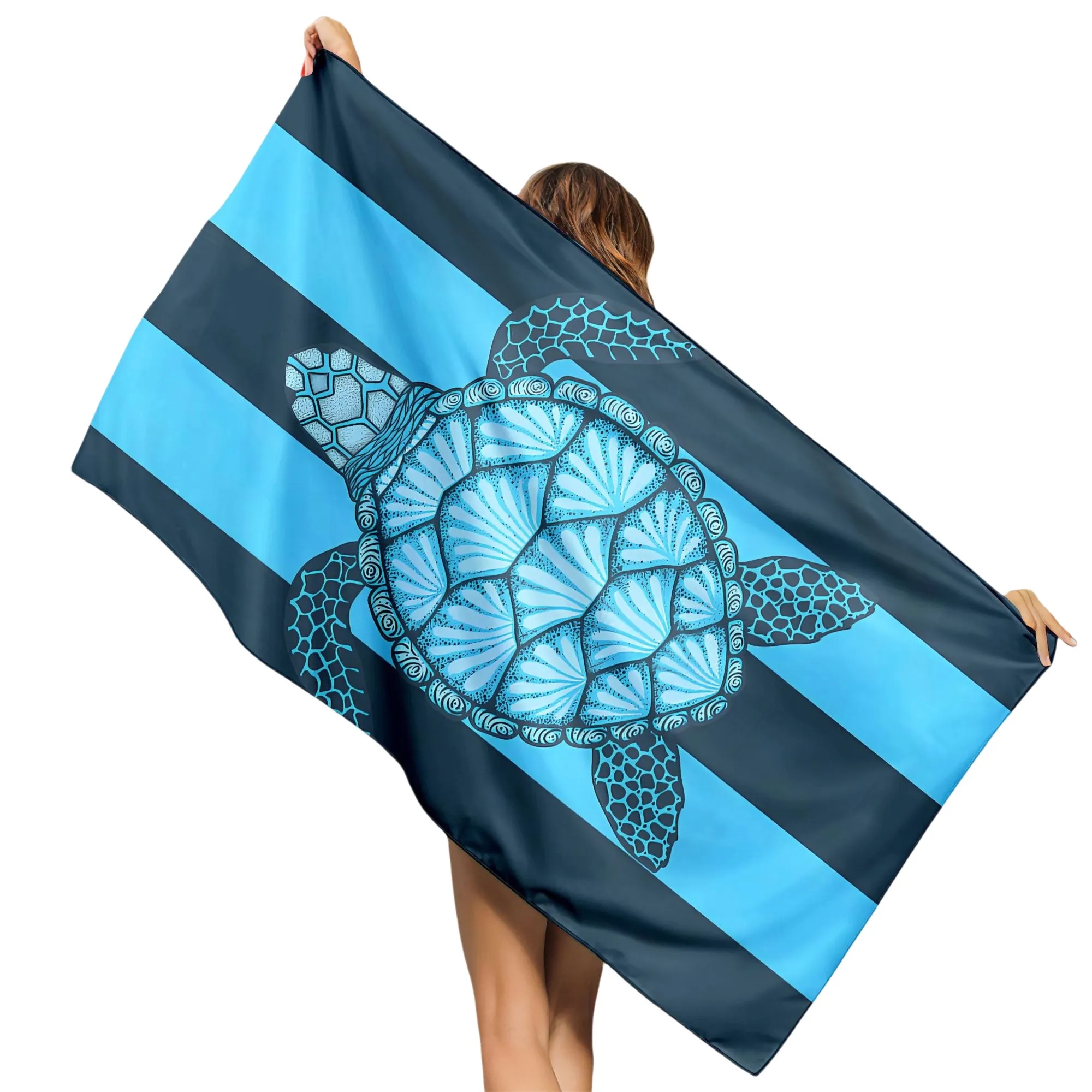 Premium Microfiber, 30 x 60, Mid-Weight, Color Beach Towel 6