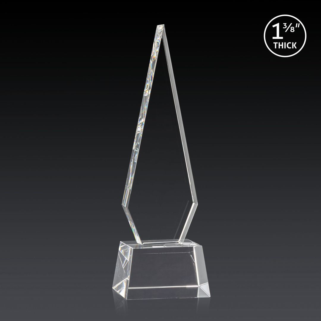 Springfield 3D Award on Robson Base - Clear 3