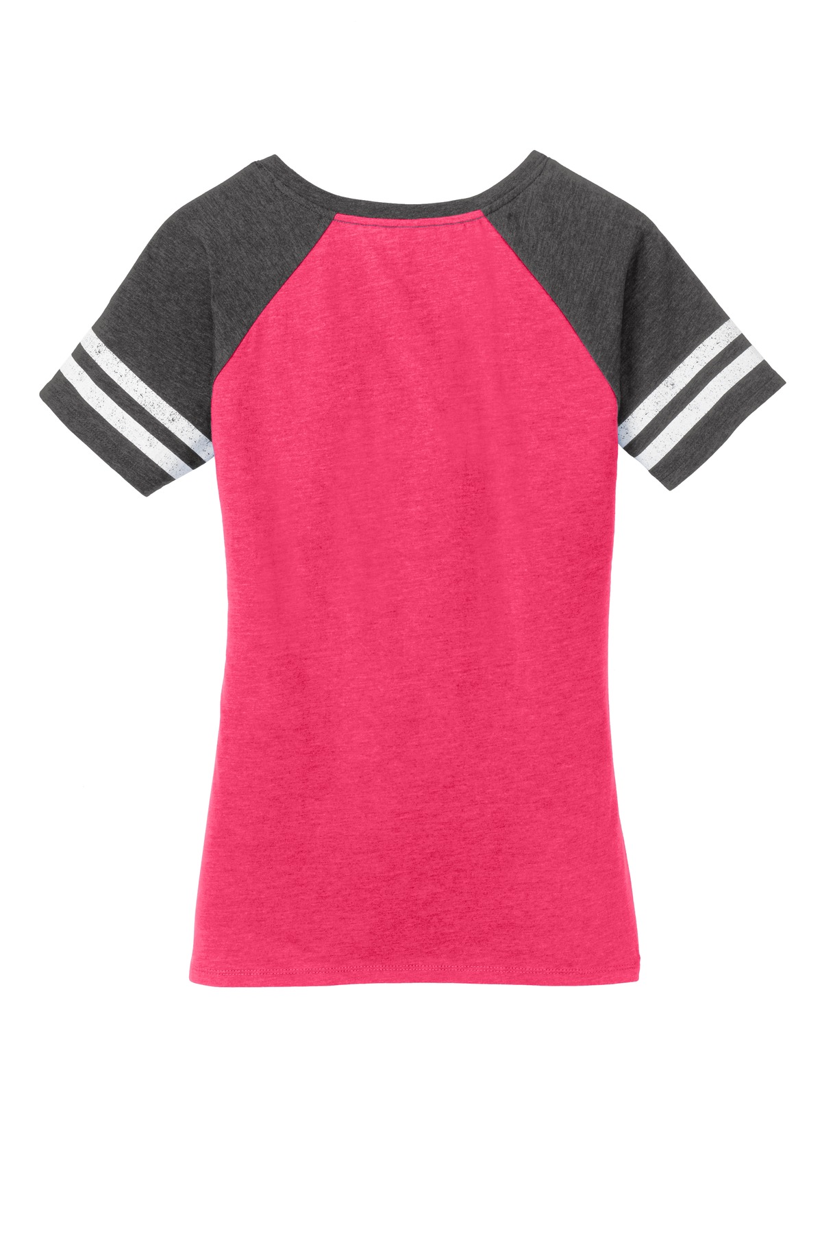 District Women's Game V-Neck Tee. DM476 18