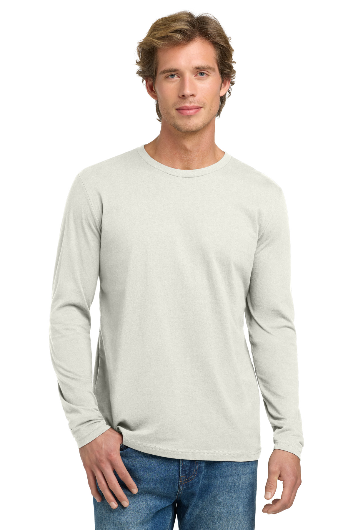 Next Level Apparel Cotton Long Sleeve Tee. NL3601 2