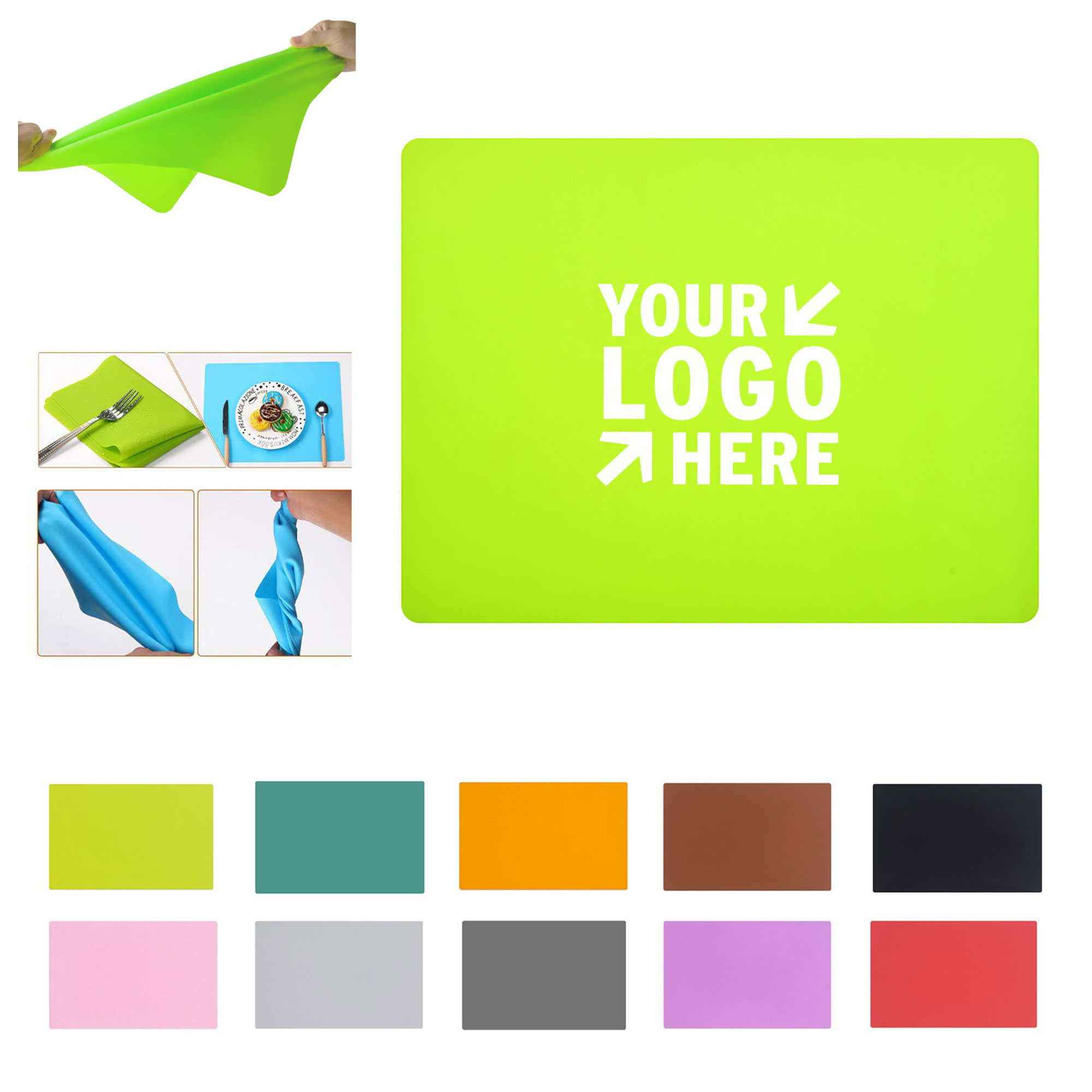 Silicone Dining Placemats Kitchen Table Mat 3