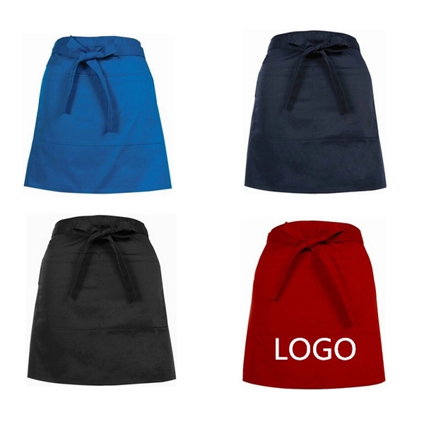 Short Waist Apron with Pocket 2