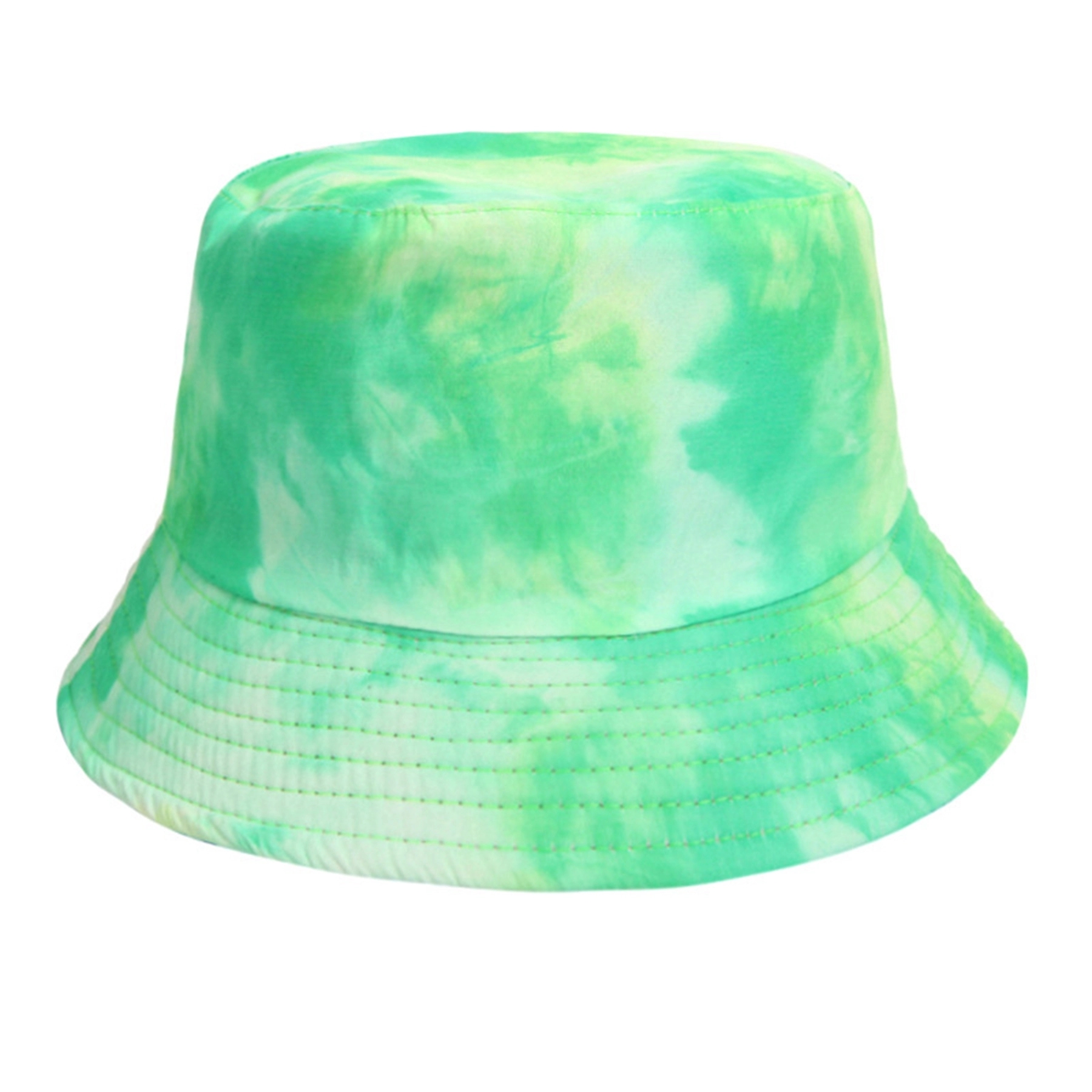 Painted Tie-dyed Cotton Bucket Cap 12