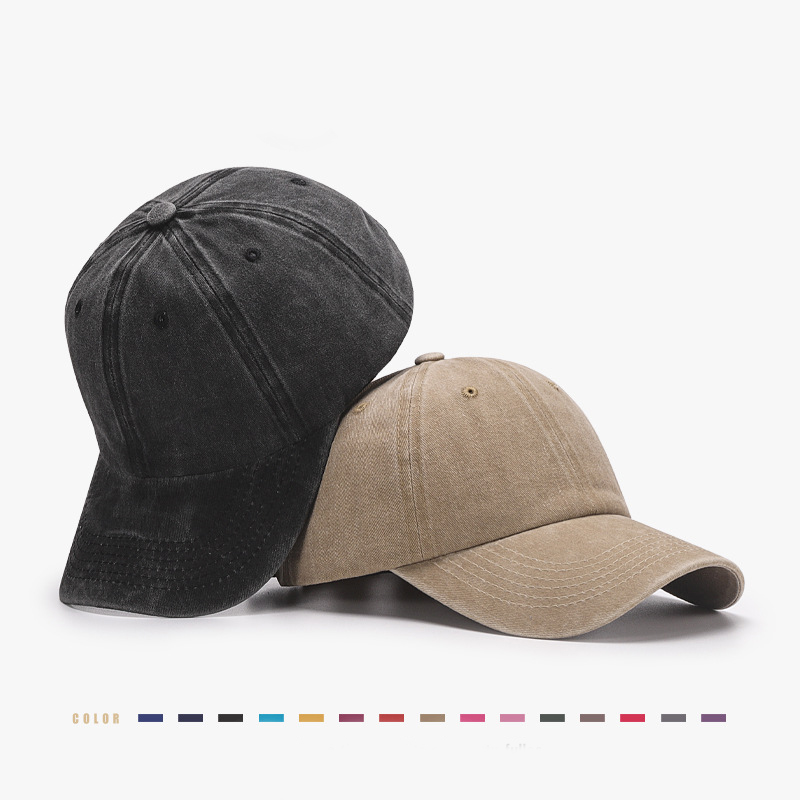 Adjustable Low Crown Cotton Baseball Cap 2