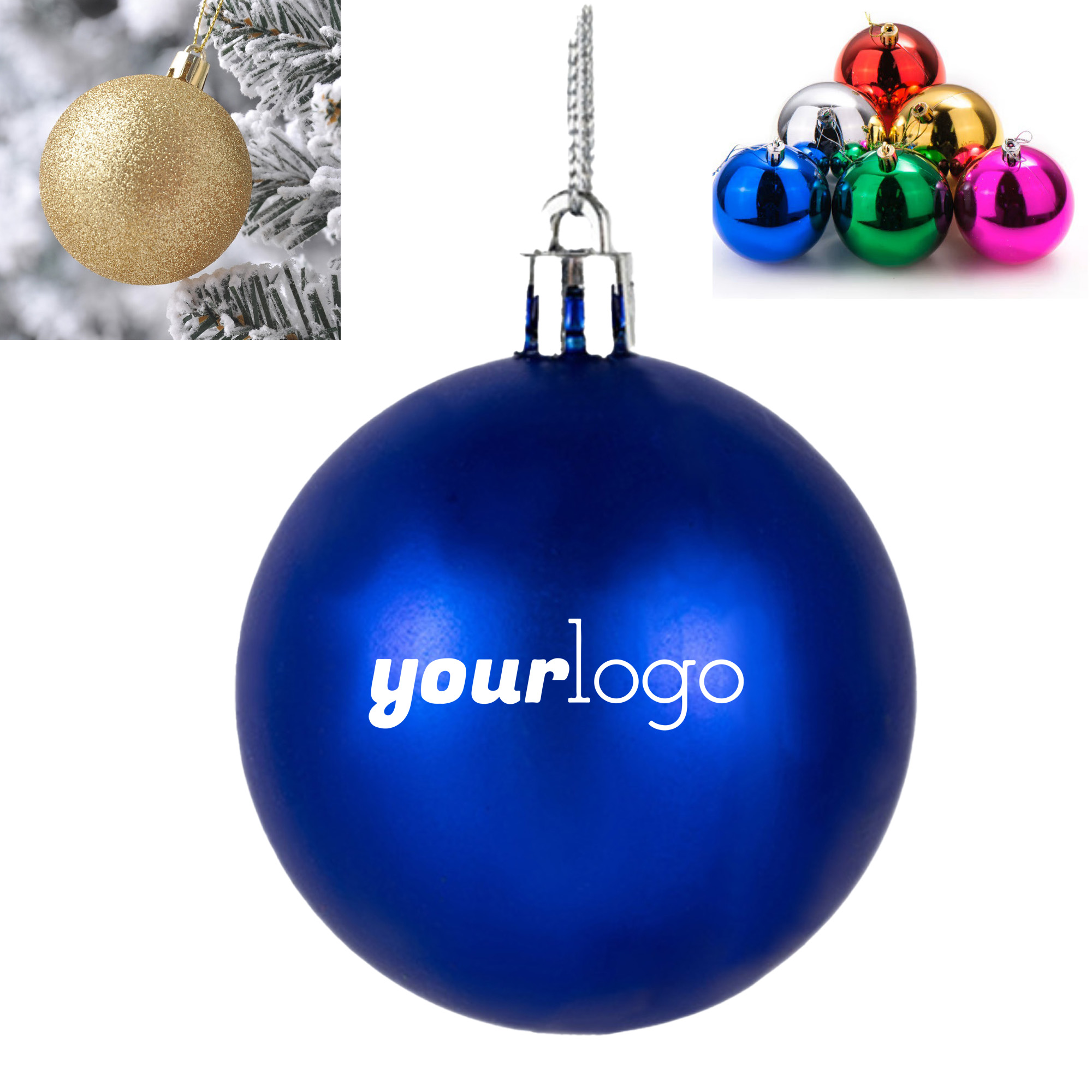 Elegant Shatterproof Holiday Ornament Ball 3.25" 11