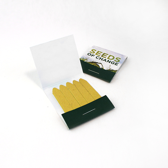 Small Seed Paper Matchbook, Single-Sided 1