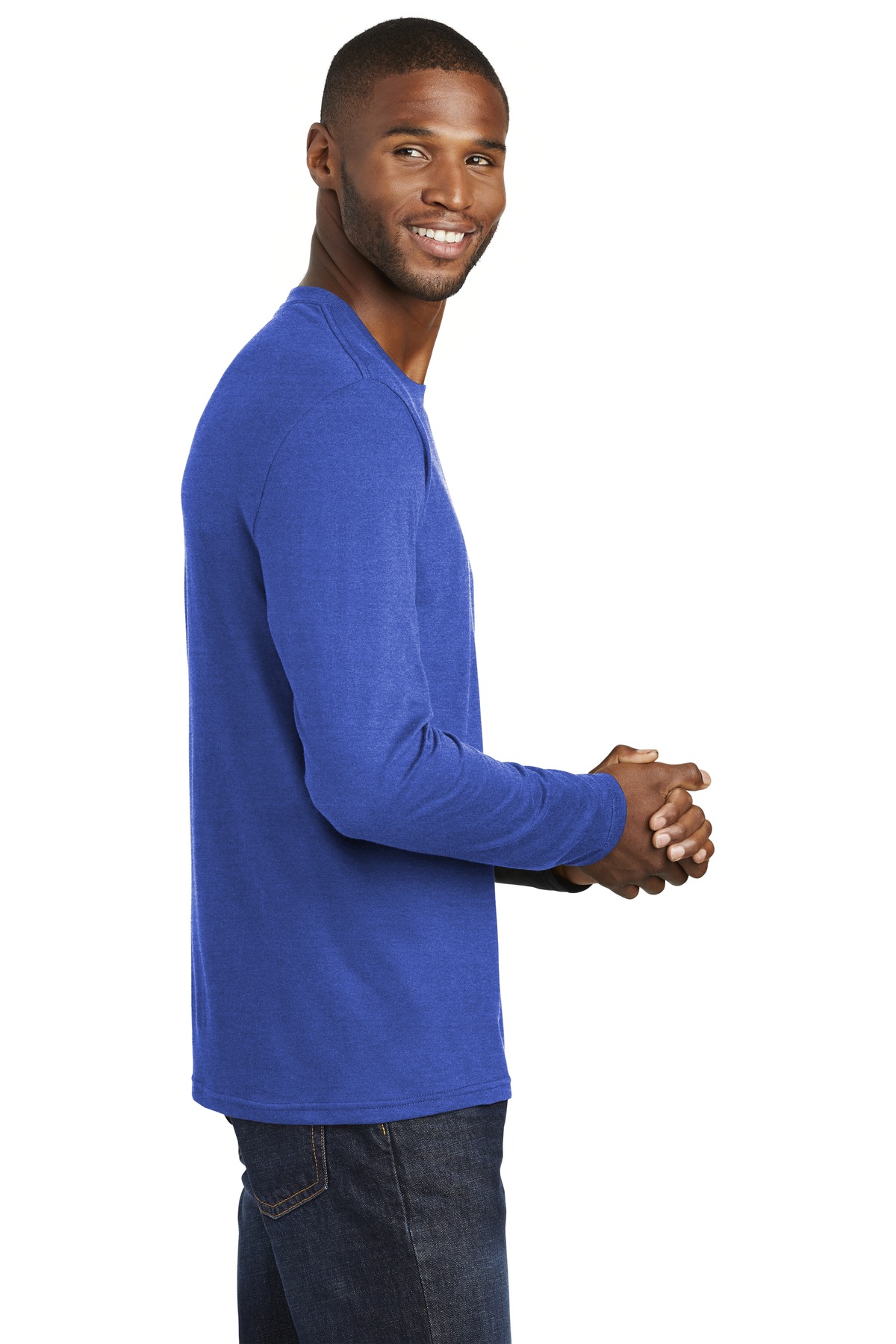 Port & Co Long Sleeve Fan Favorite Blend Tee. PC455LS 11