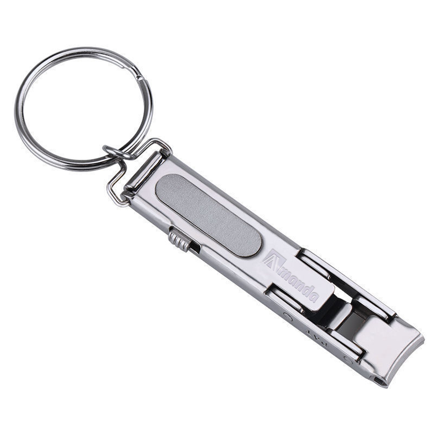 Compact Foldable Stainless Steel Fingernail clipper