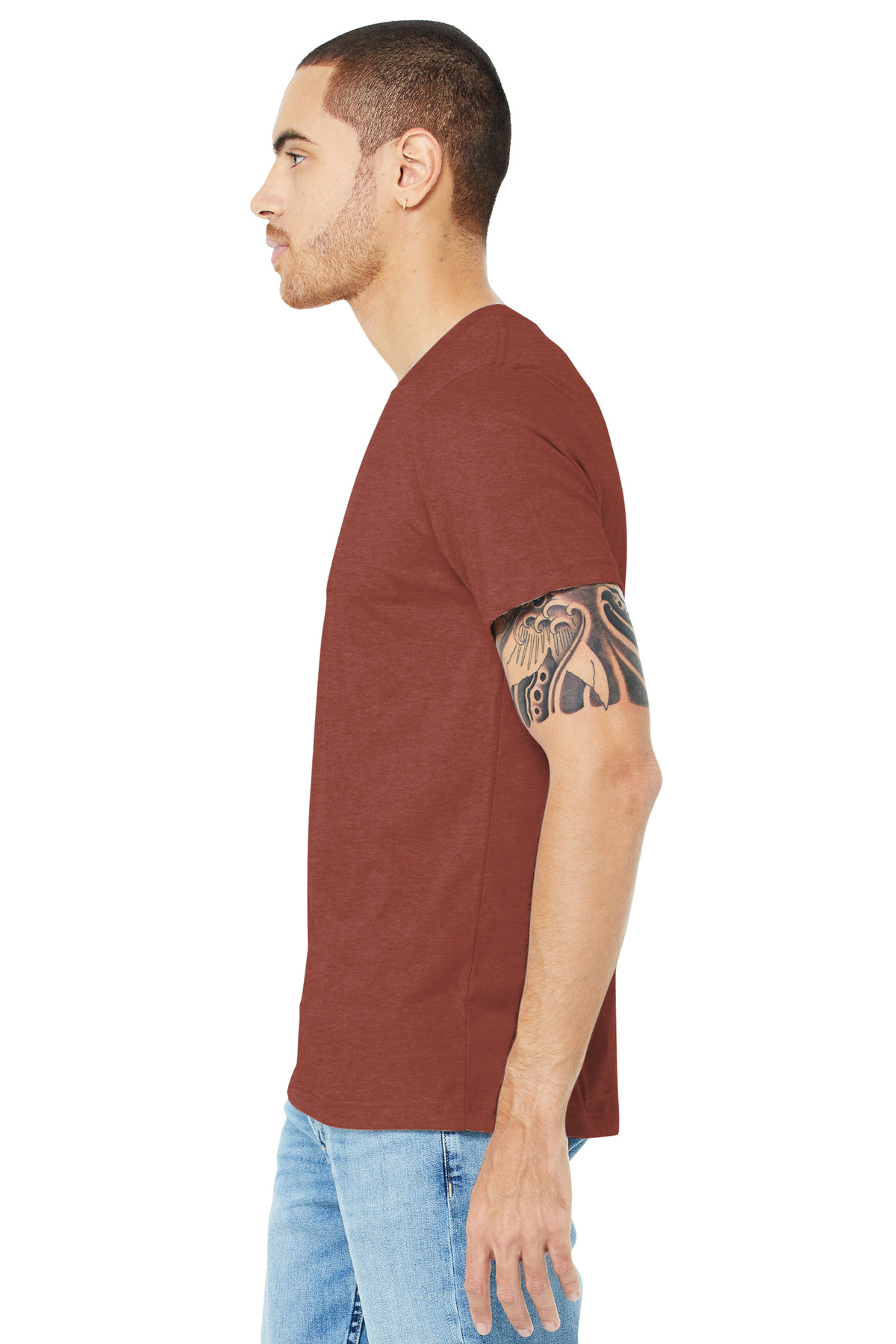 BELLA+CANVAS® Unisex Heather CVC Short Sleeve Tee 46