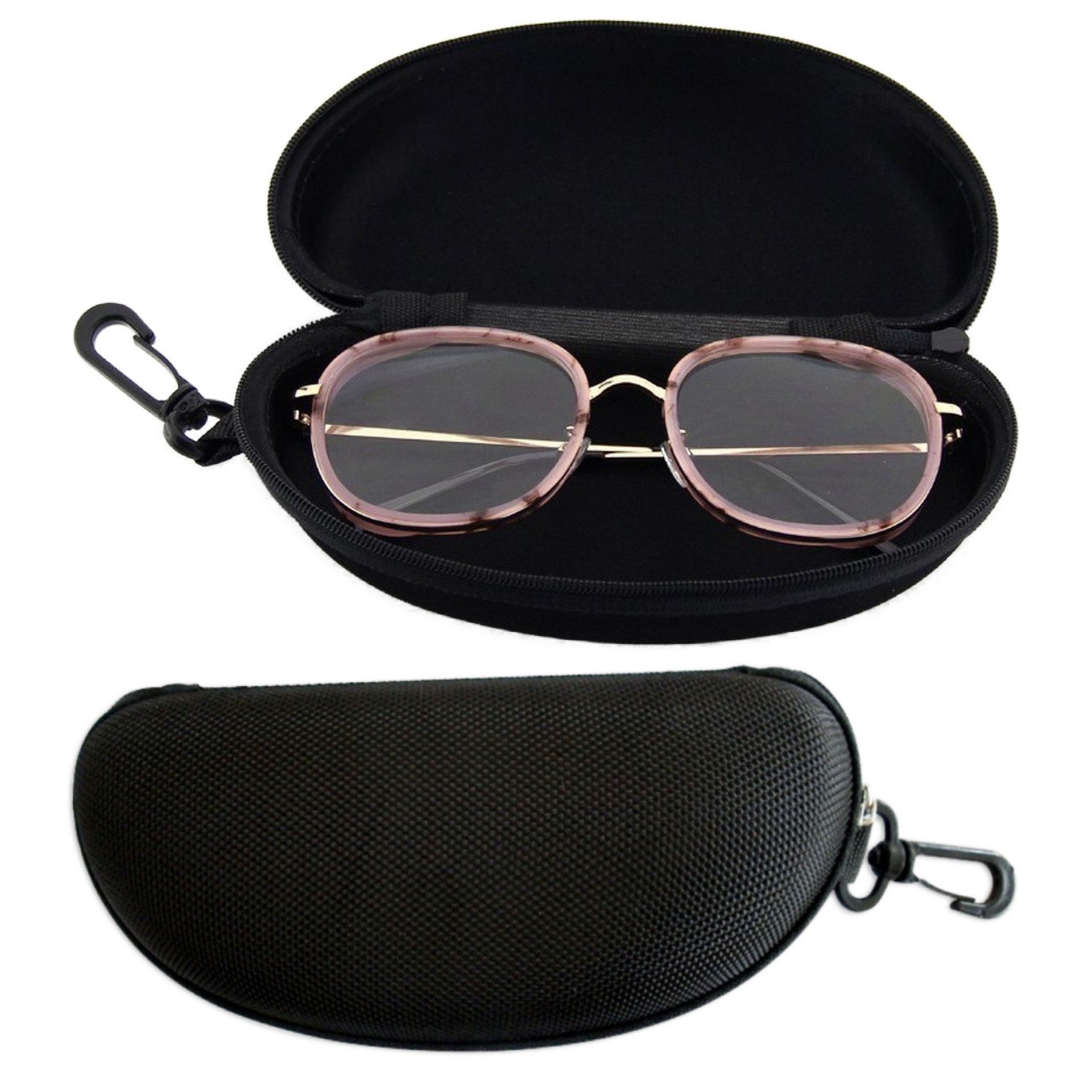 Portable Zipper Sunglasses Hard Case Eyes Glasses Box Bag 4