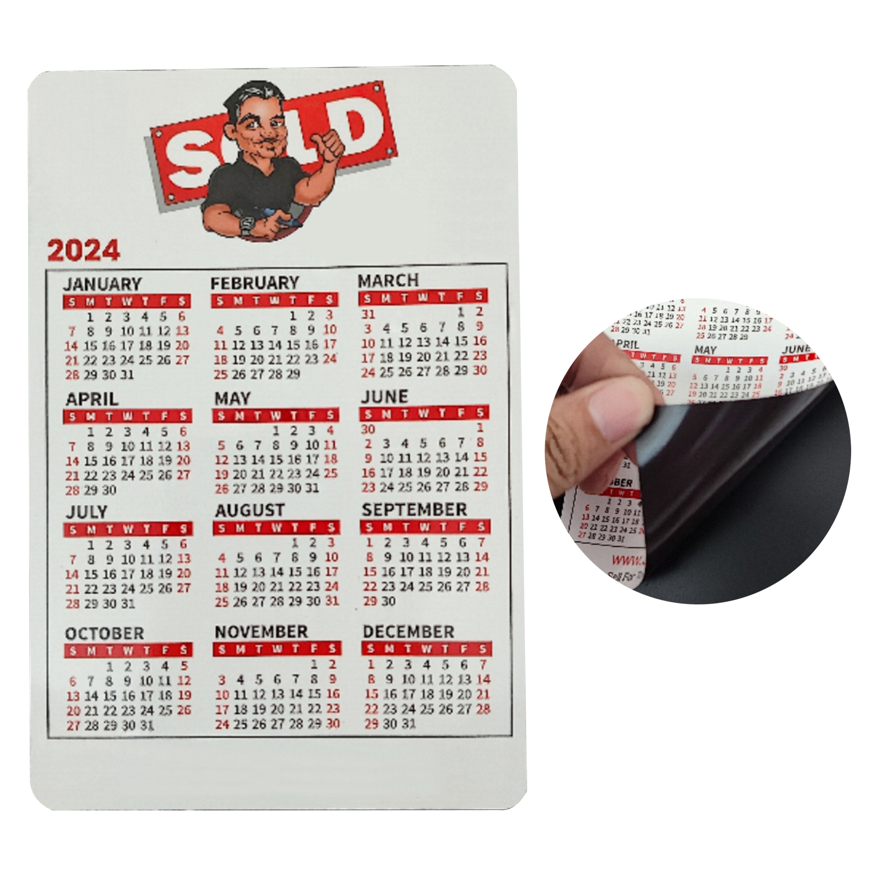 Calendar Fridge Magnet 2