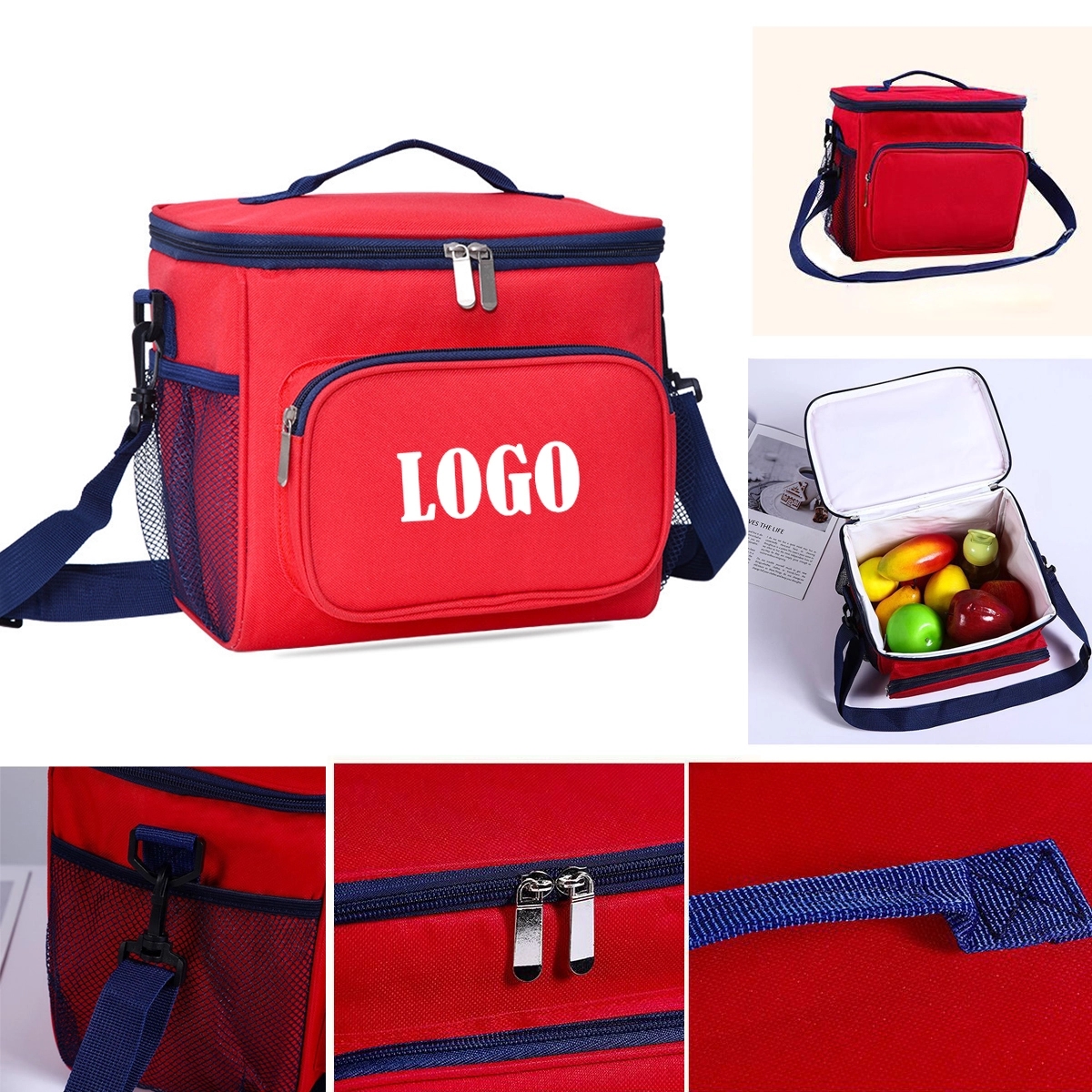 Reusable Insulated Cooler Lunch Bag 4