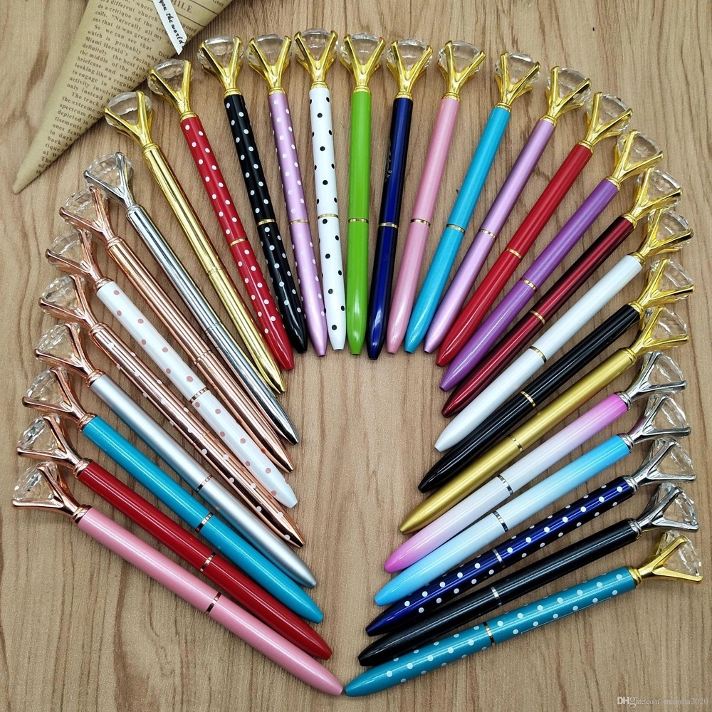 Luxury Big Crystal Diamond Ballpoint Pens 8