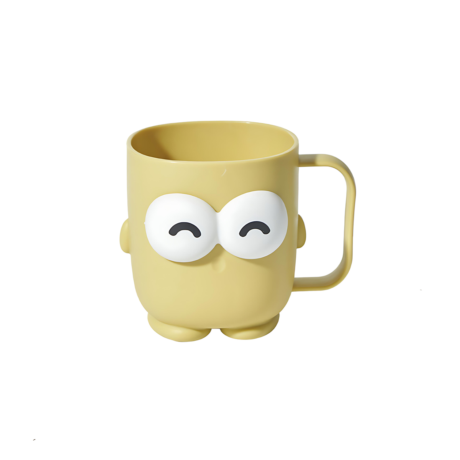 16oz Cute Big-eyed Household Mouthwash Cup with Handle 4