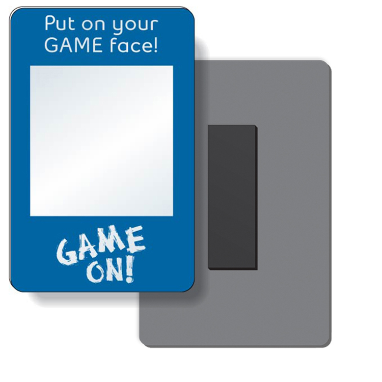 Co-Polyester Magnetic Mirror Rectangle Shape (2.75"x4.25"), Spot Colours 1