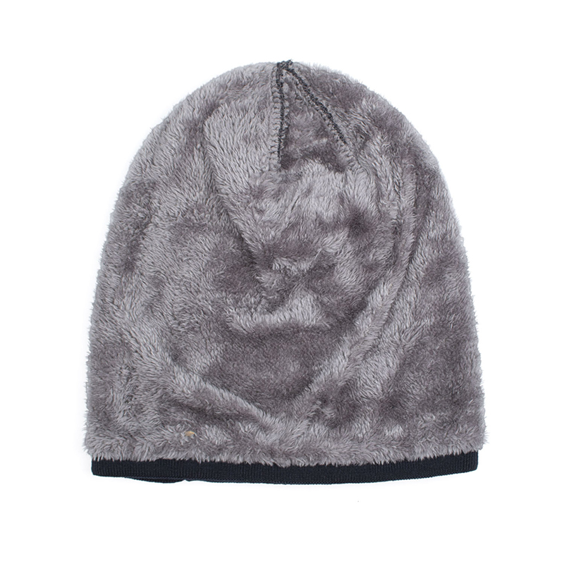 Unisex Knitted Wool Beanie Hats w/Fleece Liner 9