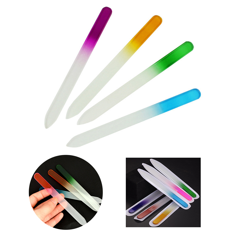 Colorful Tempered Glass Beauty Nail File 2